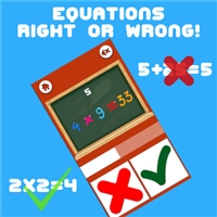 play Equations Right or Wrong! game