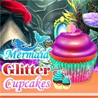play Mermaid Glitter Cupcakes game