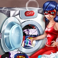 play Ladybug Washing Costumes game