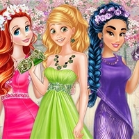 play Colors of Spring Princess Gowns game